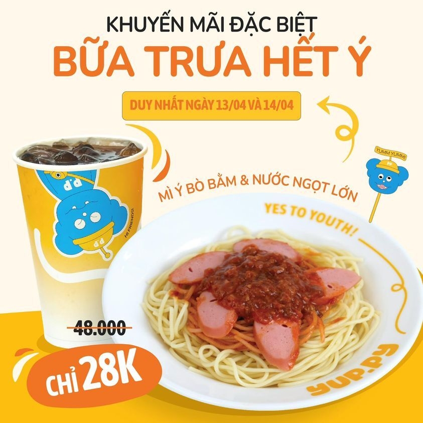 [CHỈ 28K] COMBO BỮA TRƯA HẾT Ý